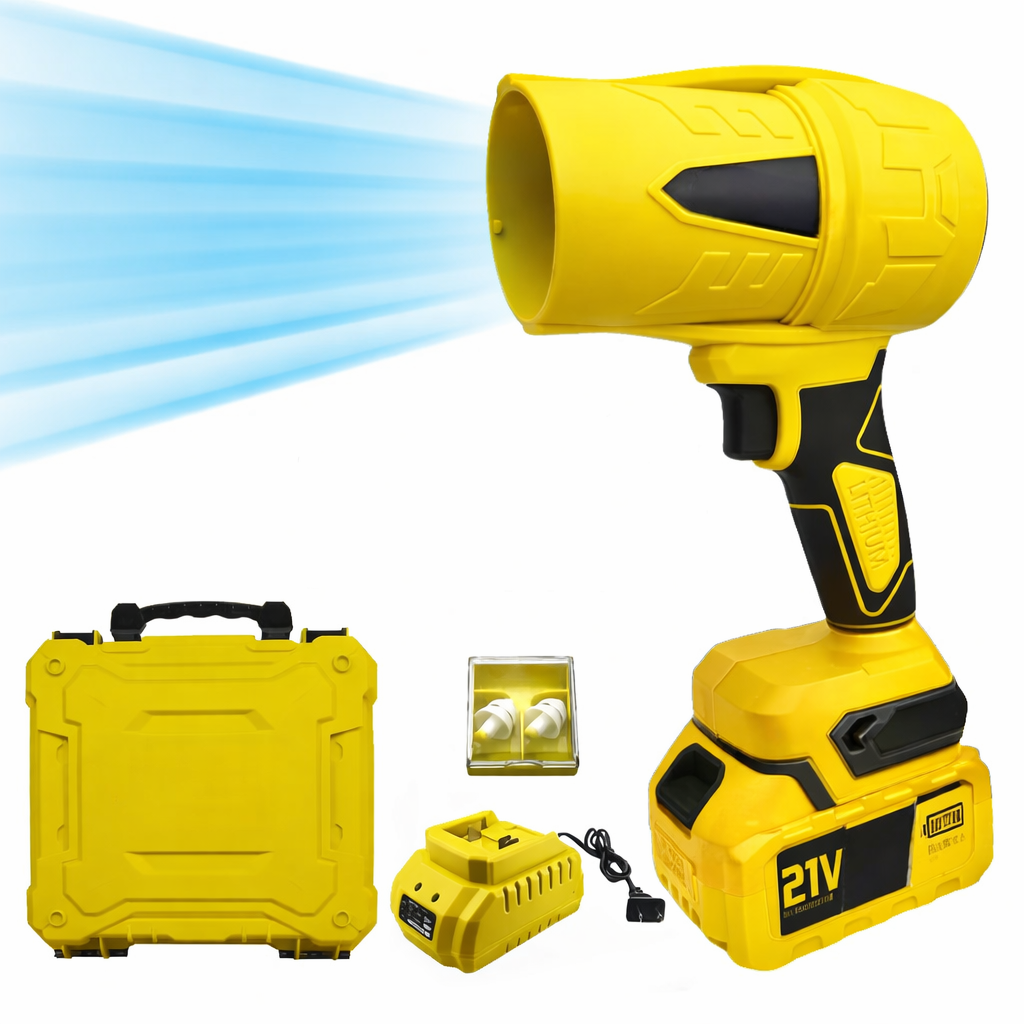Turbo Jet Blower,Leaf Blower, Violent Turbo Fan, Pure Copper Motor,Car Drying After Wash, Handheld Snow Blower,Cordless Turbo Power Air Duster,Home Improve,Garden Mainte Holiday gifts